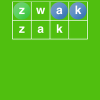 Voorbeeld van een 4-letterwoord potje